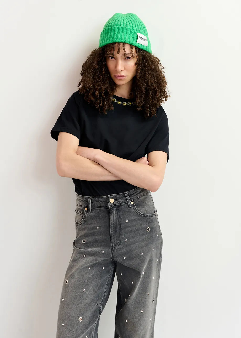 Garment Eyelet Jeans-Essentiel Antwerp-Lewis Yates
