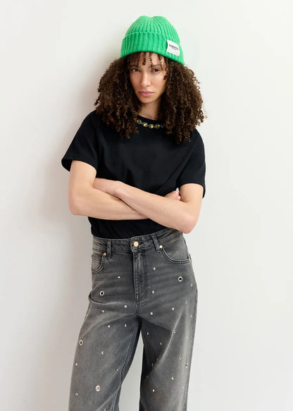 Garment Eyelet Jeans-Essentiel Antwerp-Lewis Yates