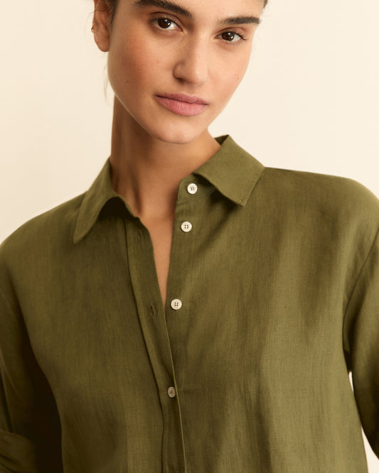 Gerillo Linen Shirt-EMME Marella-Lewis Yates