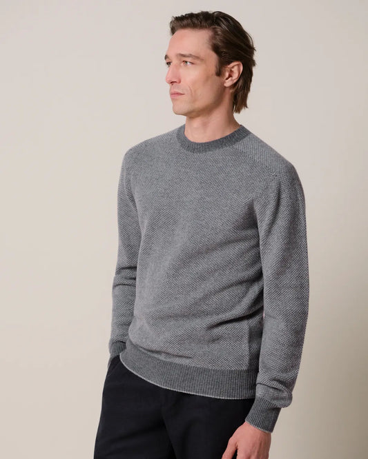 Crew Neck Pullover Grey
