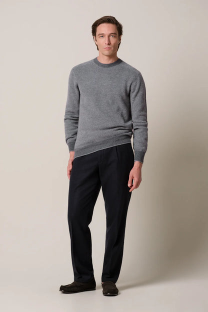 Crew Neck Pullover Grey