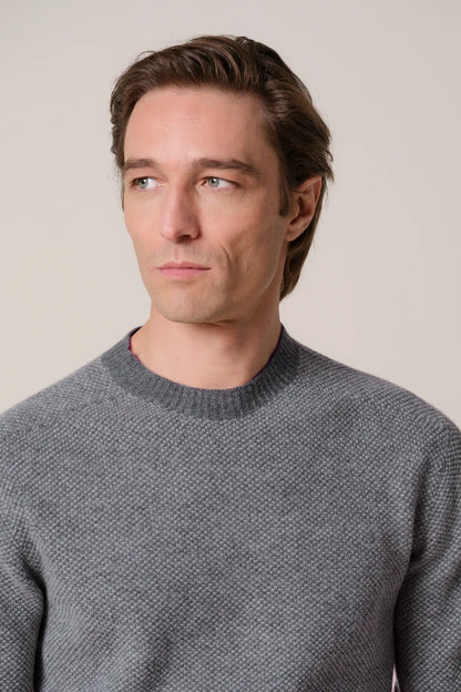 Crew Neck Pullover Grey