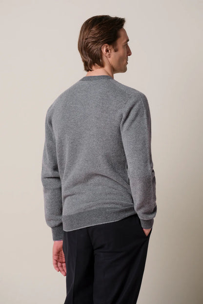 Crew Neck Pullover Grey