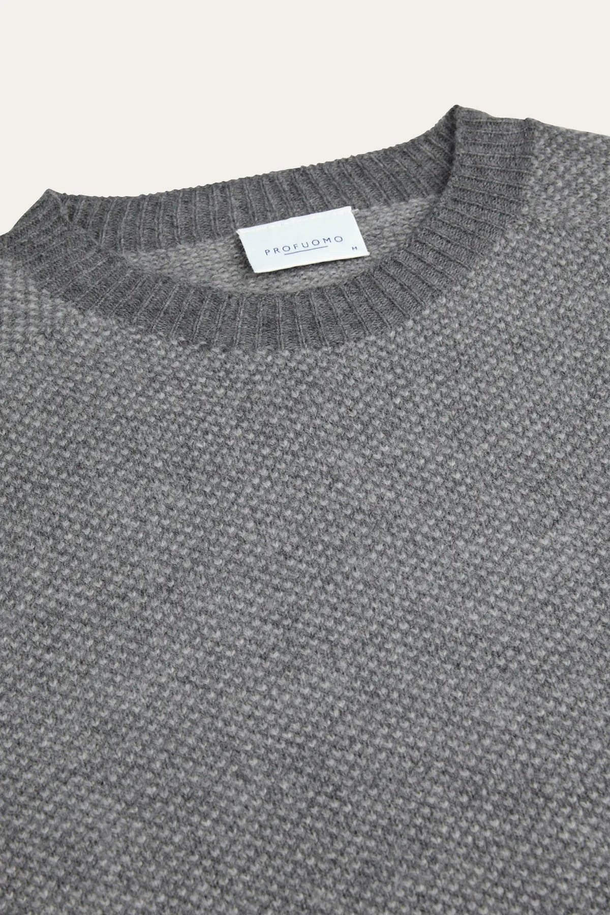 Crew Neck Pullover Grey