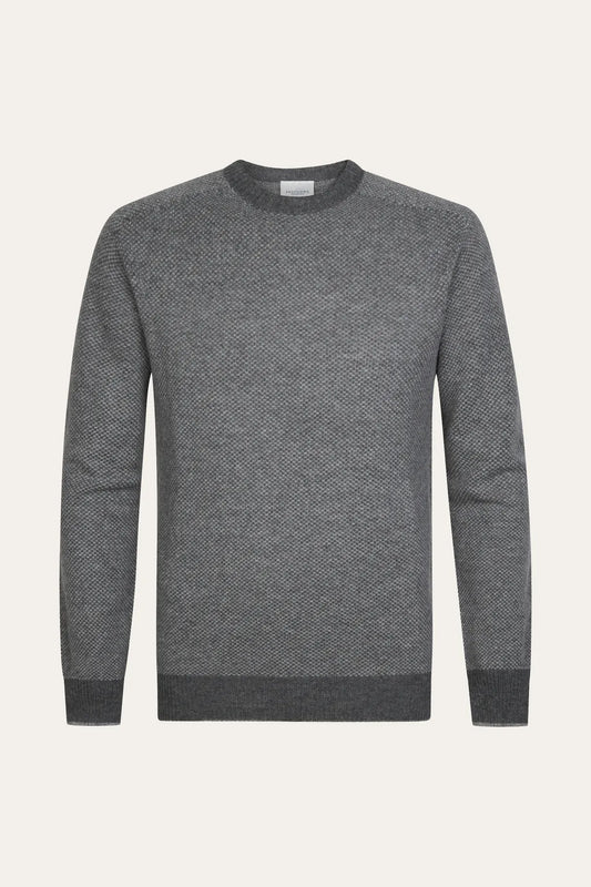 Crew Neck Pullover Grey