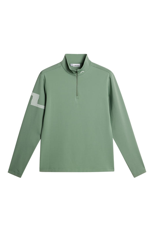 Heath Strike Mid Layer in Hedge Green-J Lindeberg-Lewis Yates