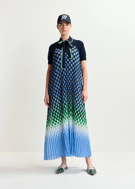 Hyacinth Pleated Dress-Essentiel Antwerp-Lewis Yates