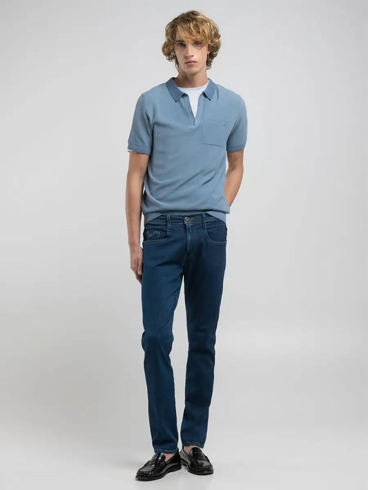 Hyperflex Eco Lab Blue Wash Jeans-Replay-Lewis Yates