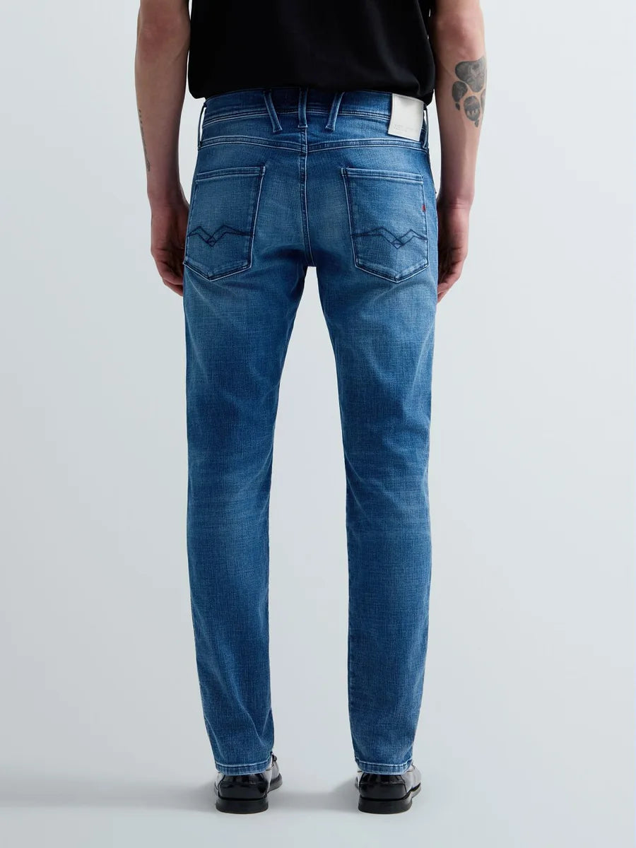 Hyperflex matrix Mid Blue Jeans-Replay-Lewis Yates