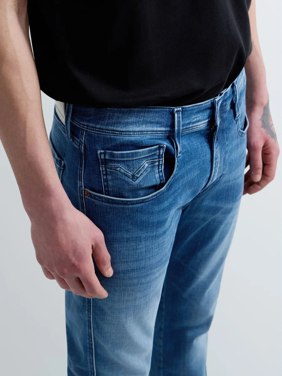 Hyperflex matrix Mid Blue Jeans-Replay-Lewis Yates
