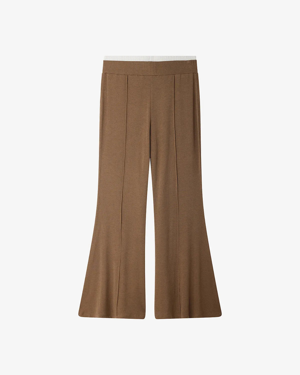 Ibyscus Khaki Flared Pants-Mes Demoiselles-Lewis Yates