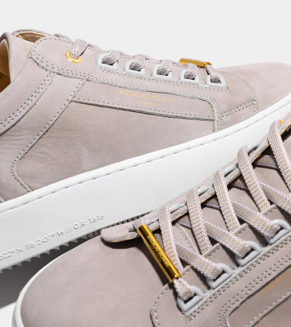 Venice Nubuck Sneaker - Taupe Grey
