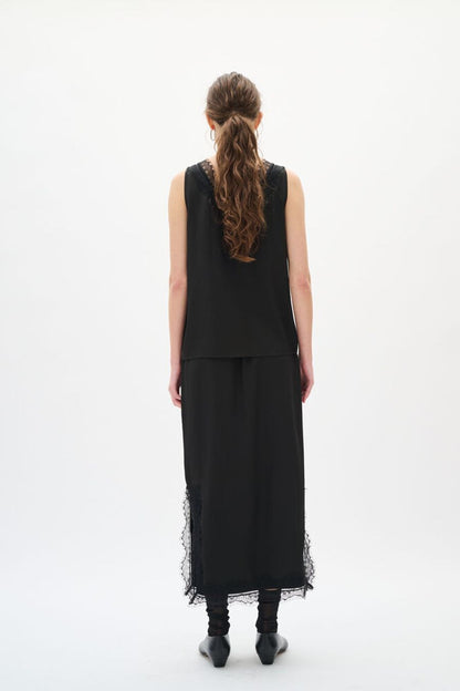 Danica Lace Trim Skirt