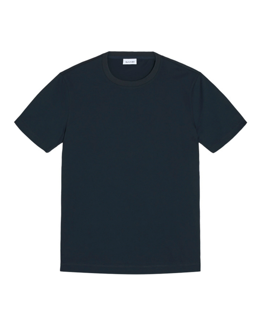 Mercerised T-Shirt Navy