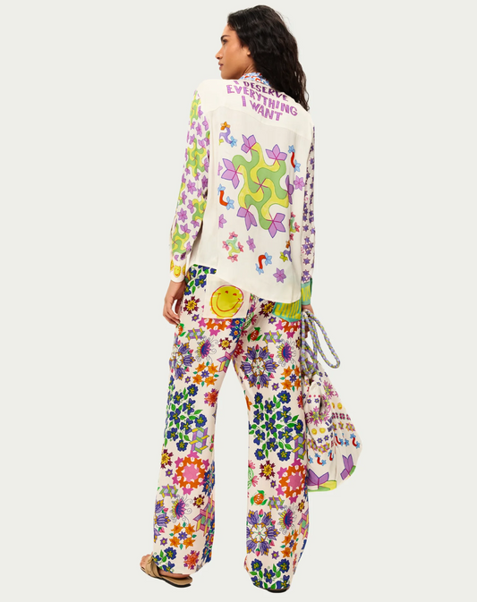 Isabel Markers Printed Shirt-Me369-Lewis Yates