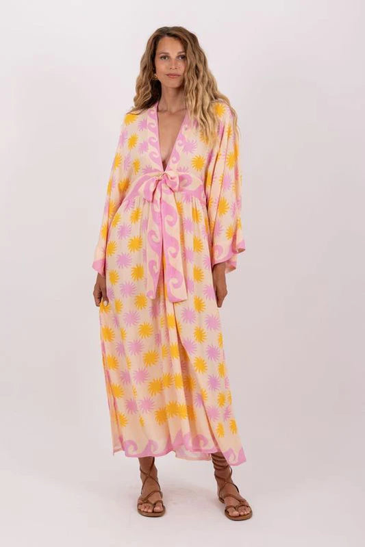 Janis Dress Praia Print-Sundress-Lewis Yates