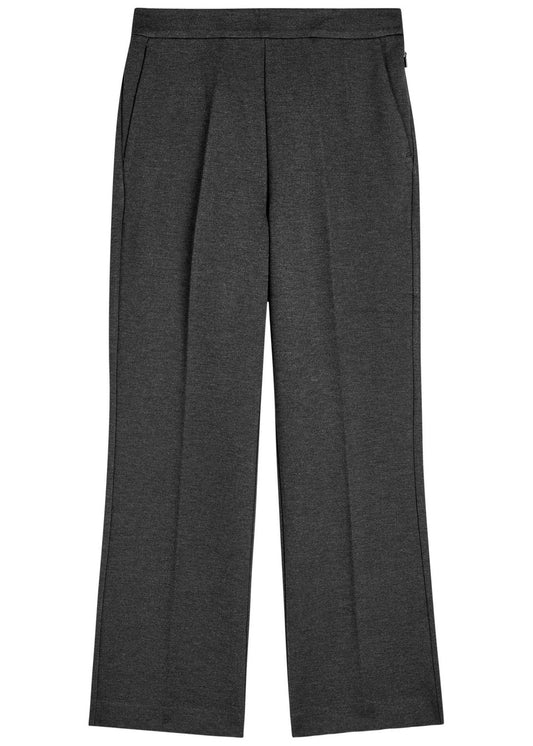 Jeff straight-leg jersey trousers-MM Max Mara-Lewis Yates