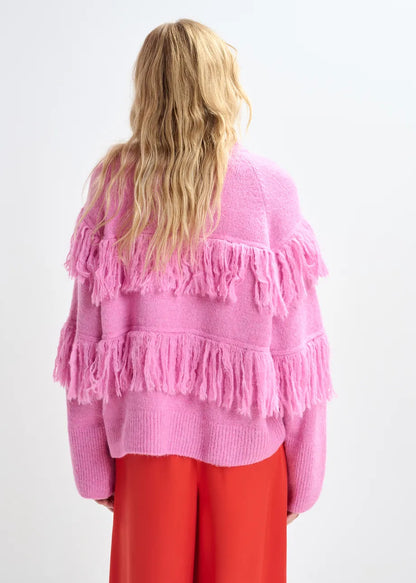 Johns Sweater With Fringe Detail-Essentiel Antwerp-Lewis Yates