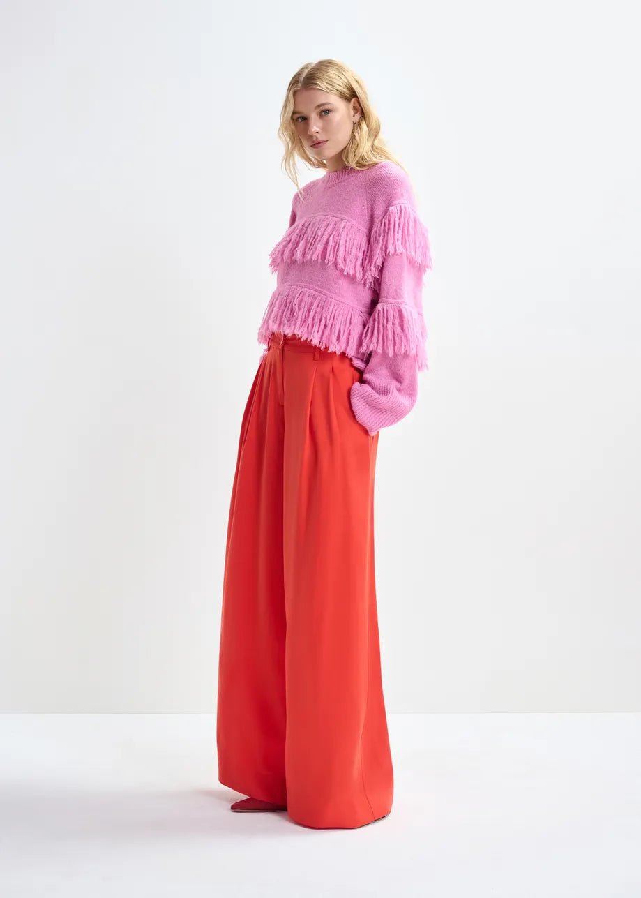 Johns Sweater With Fringe Detail-Essentiel Antwerp-Lewis Yates