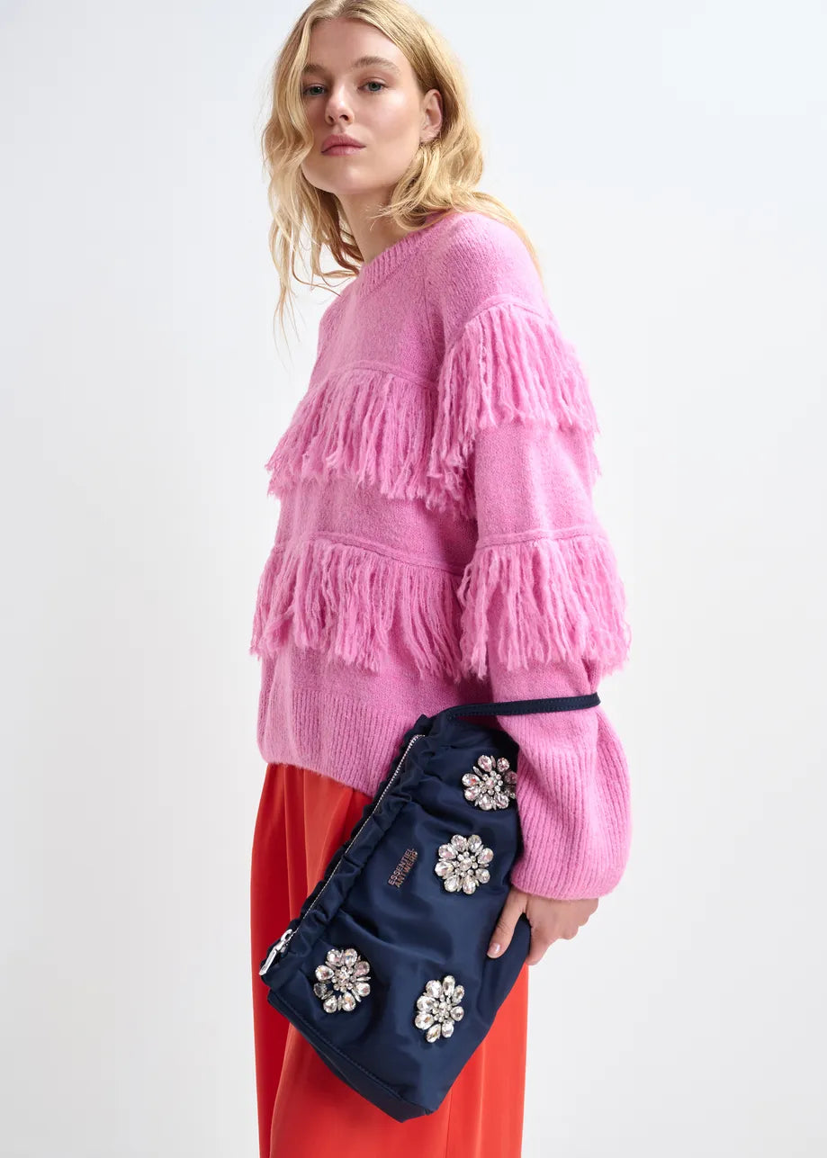 Johns Sweater With Fringe Detail-Essentiel Antwerp-Lewis Yates