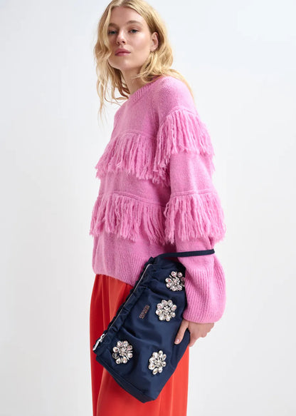 Johns Sweater With Fringe Detail-Essentiel Antwerp-Lewis Yates