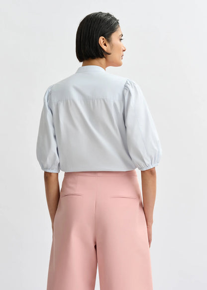 Jorja Flower Applique Shirt-Essentiel Antwerp-Lewis Yates