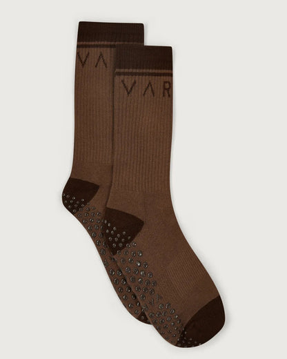 Kendrick Grip Socks – Deep Taupe-Varley-Lewis Yates