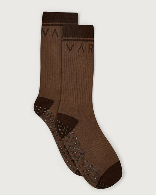 Kendrick Grip Socks – Deep Taupe-Varley-Lewis Yates