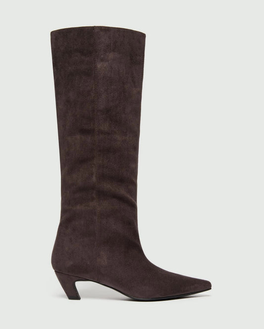 Knee High Suede Boots-EMME Marella-Lewis Yates