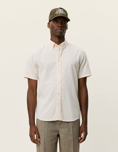 Konrad Cotton Linen Short Sleeve Shirt-Les Deux-Lewis Yates