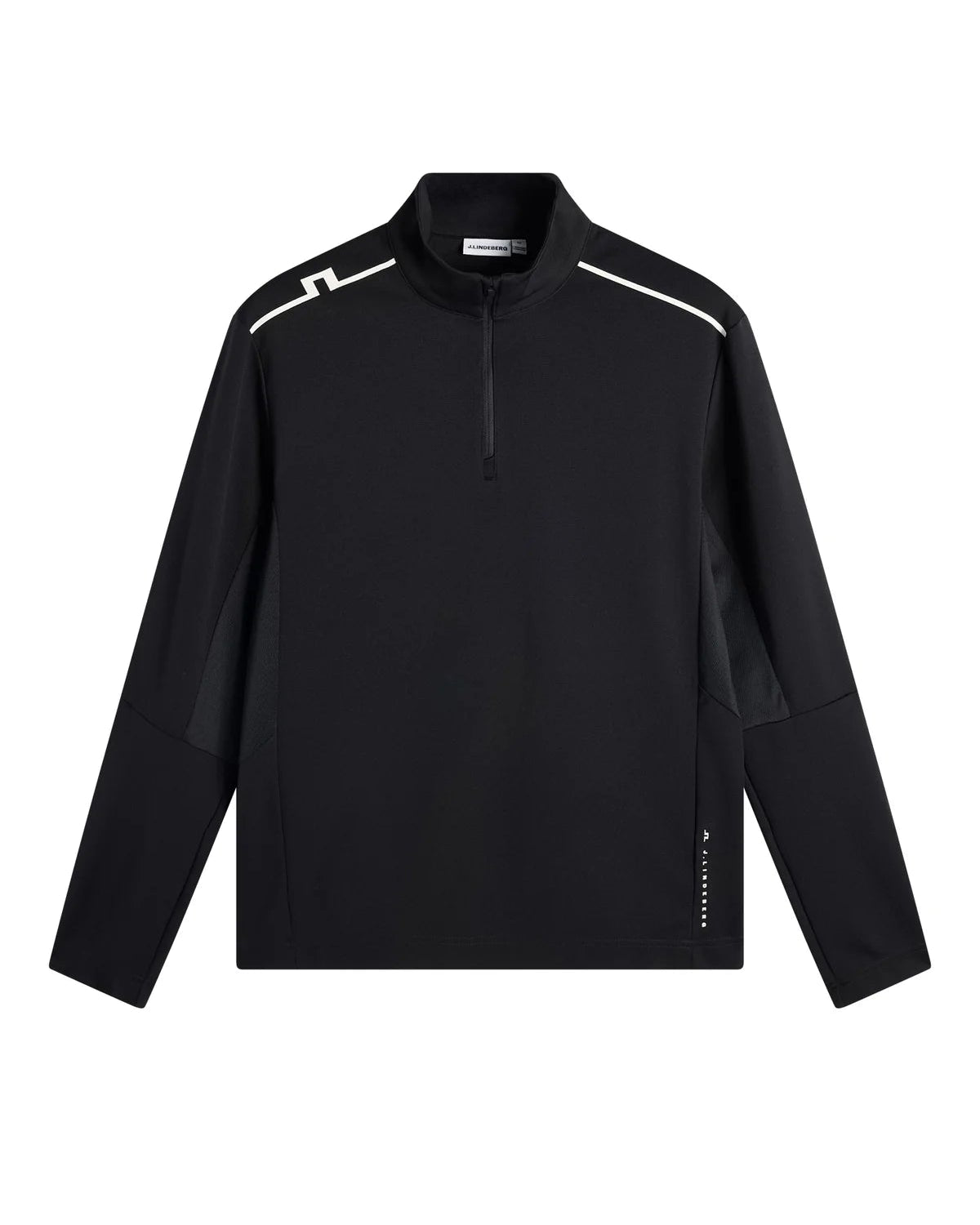 Leon Quarter Zip Mid Layer Black-J Lindeberg-Lewis Yates