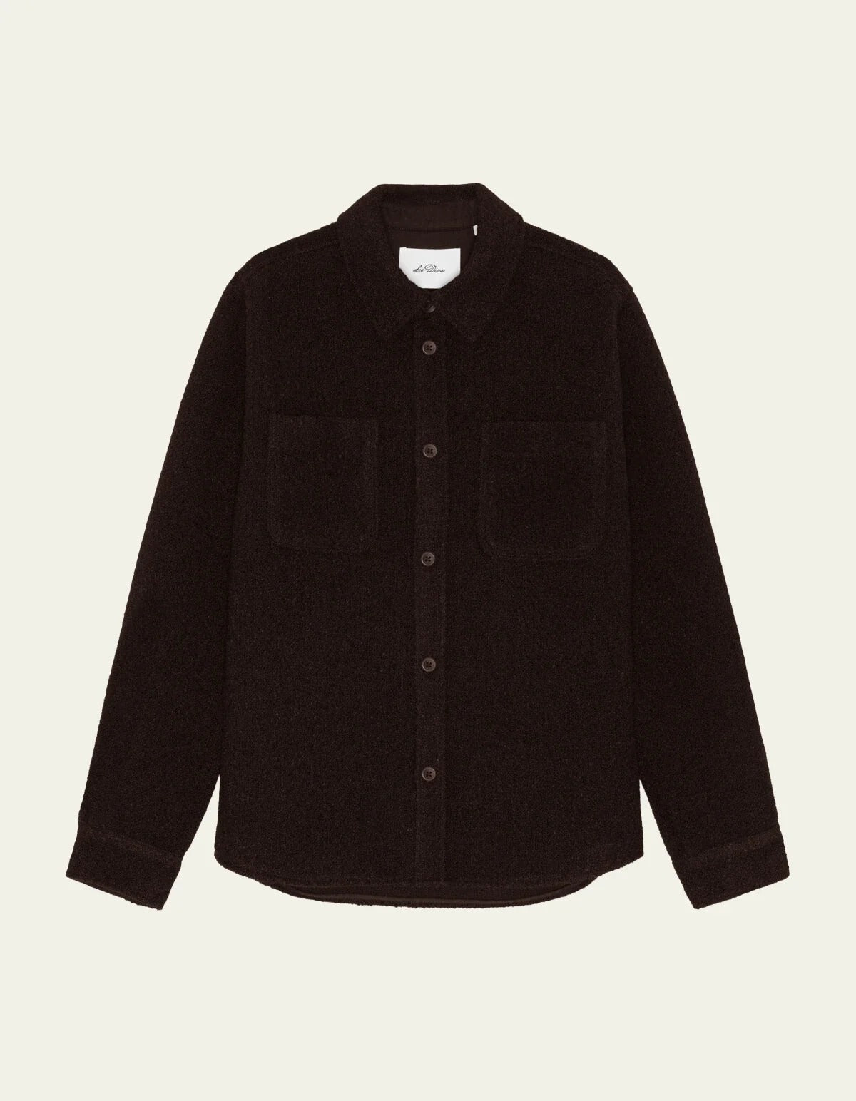 Bouclé Overshirt Delicioso Brown