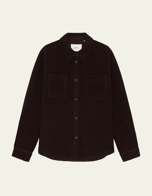 Bouclé Overshirt Delicioso Brown