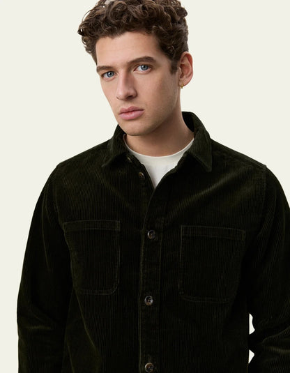 Corduroy Overshirt Rosin Green