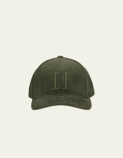 Core Corduroy Baseball Cap Duffel Bag Green