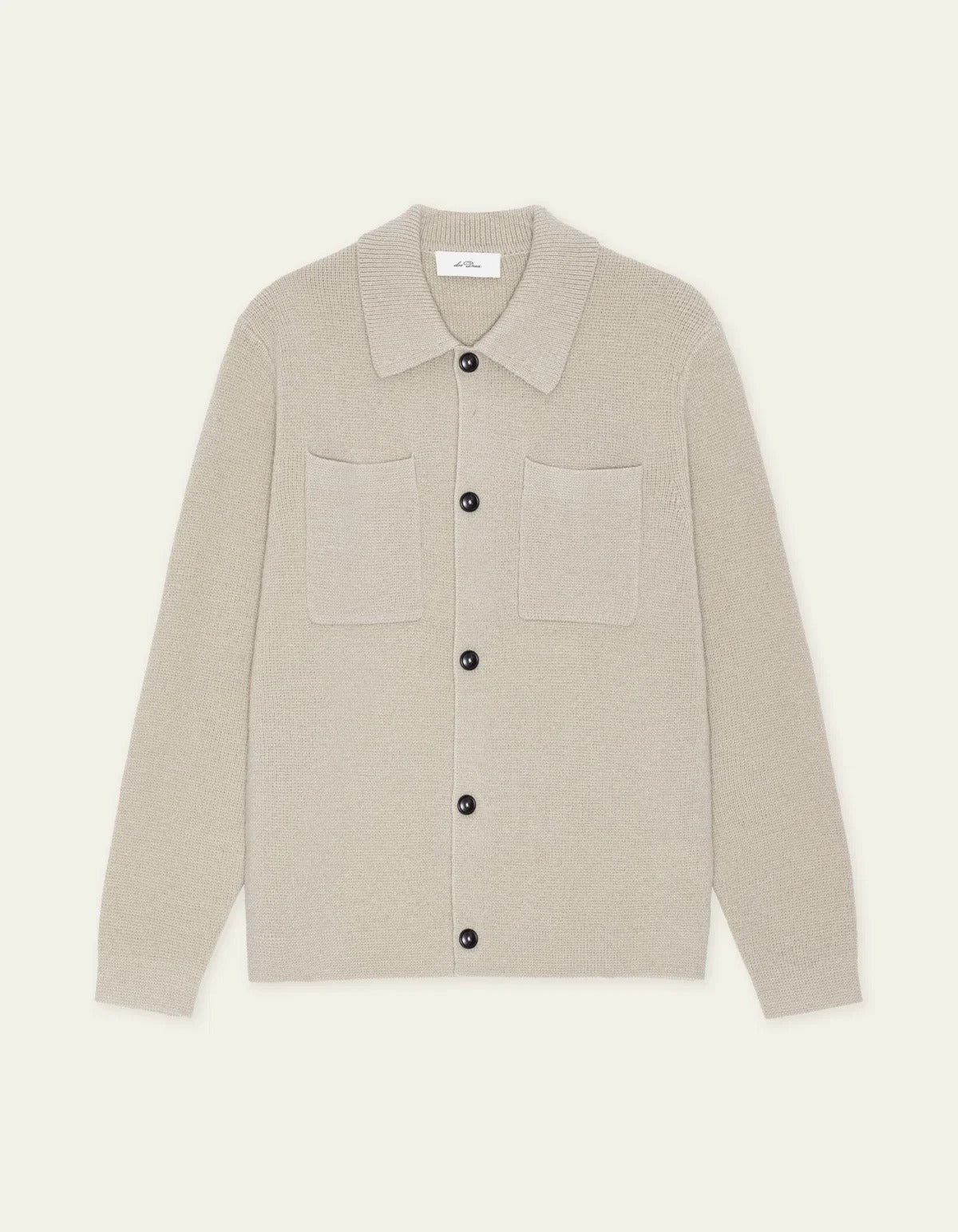 Milano Knit Overshirt Light Sand
