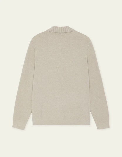 Milano Knit Overshirt Light Sand