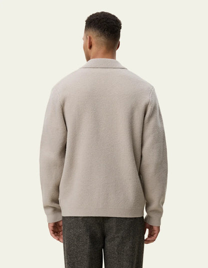 Milano Knit Overshirt Light Sand
