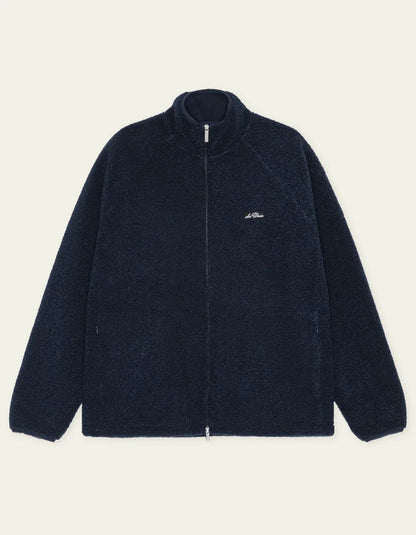 Patch Teddy Jacket Dark Navy Blue