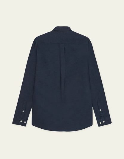 Soft Flannel Shirt Dark Navy Blue