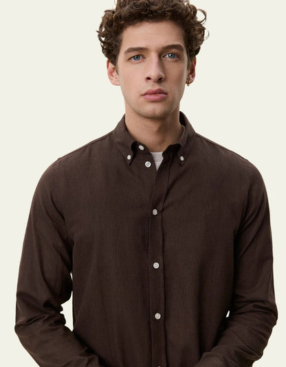 Soft Flannel Shirt Delicioso Brown