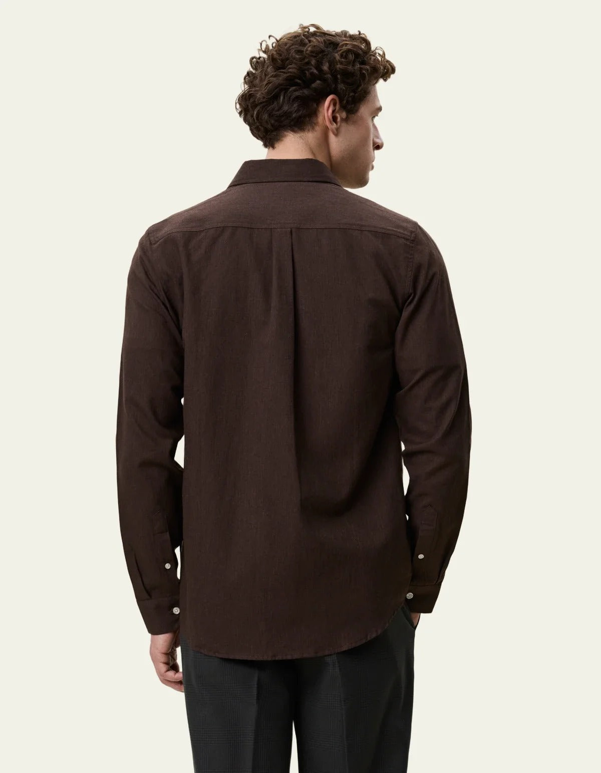 Soft Flannel Shirt Delicioso Brown