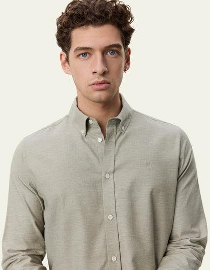 Soft Flannel Shirt Laurel Oak Sand