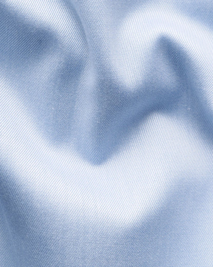 Geometric Effect Twill Shirt - Blue