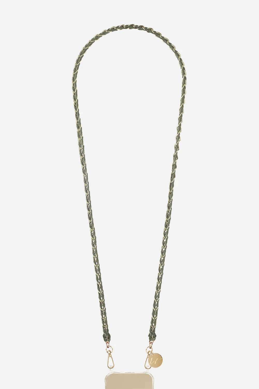 Lou Long Phone Chain - Khaki-La Coque Francaise-Lewis Yates