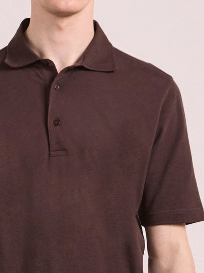 Luca Cotton Pique Polo-Frescobol Carioca-Lewis Yates