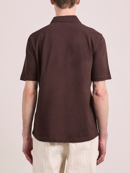 Luca Cotton Pique Polo-Frescobol Carioca-Lewis Yates