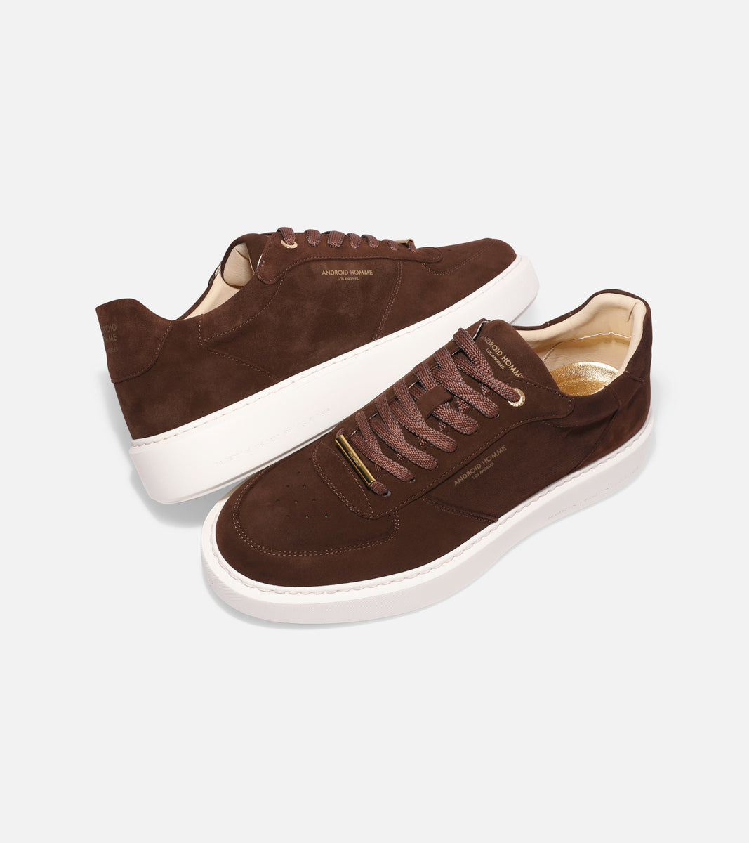 Manhatten Lux Suede Sneaker - Chocolate-Android Homme-Lewis Yates