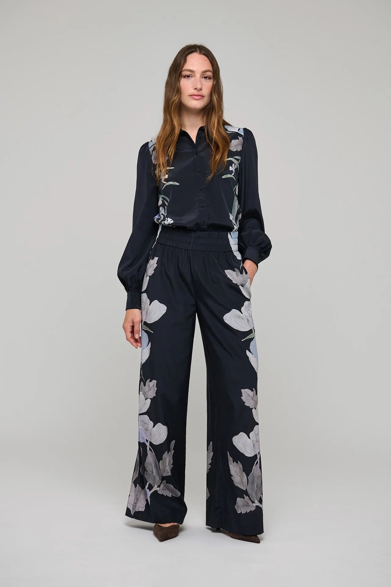 Margo Pants with Elastic in Reverie Midnight