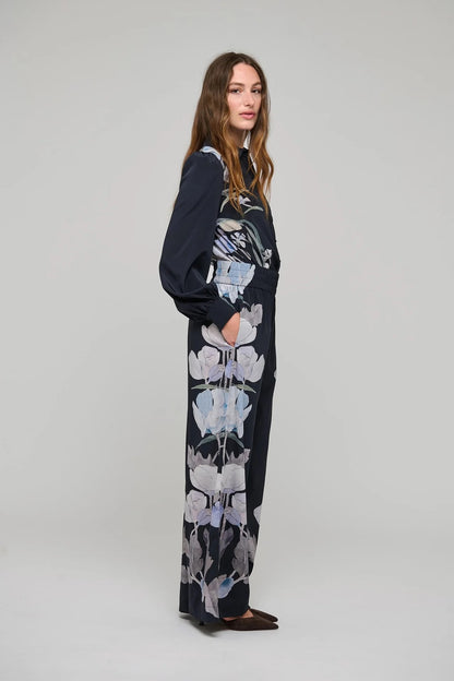 Margo Pants with Elastic in Reverie Midnight